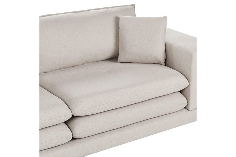 2-sitssoffa Heden Beige/ljust trä - Beige/ljust trä - Möbler - Soffa - 2 sits soffa