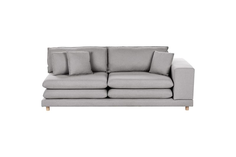 2-sitssoffa Heden Grå/ljust trä - Grå/ljust trä - Möbler - Soffa - 2 sits soffa