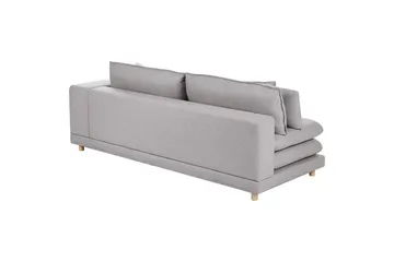 2-sitssoffa Heden Grå/ljust trä - Grå/ljust trä - Möbler - Soffa - 2 sits soffa