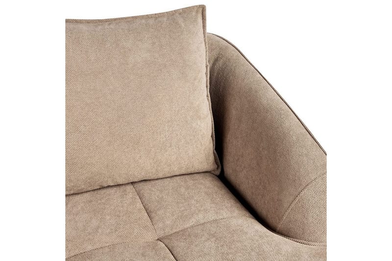 2-sitssoffa Hobro Brun, Svart - Brun, Svart - Möbler - Soffa - 2 sits soffa