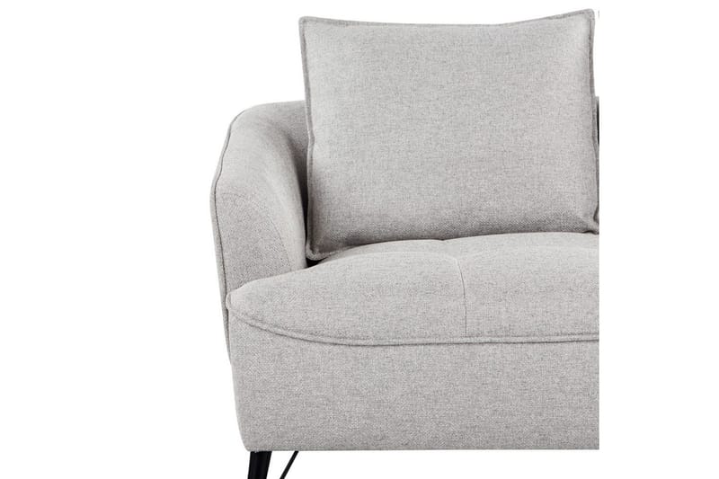 2-sitssoffa Hobro Grå, svart - Grå, svart - Möbler - Soffa - 2 sits soffa