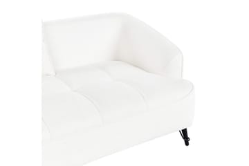 2-sitssoffa Hobro Vit, Svart - Vit, Svart - Möbler - Soffa - 2 sits soffa