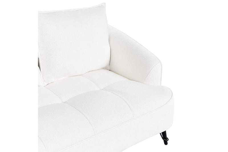 2-sitssoffa Hobro Vit, Svart - Vit, Svart - Möbler - Soffa - 2 sits soffa