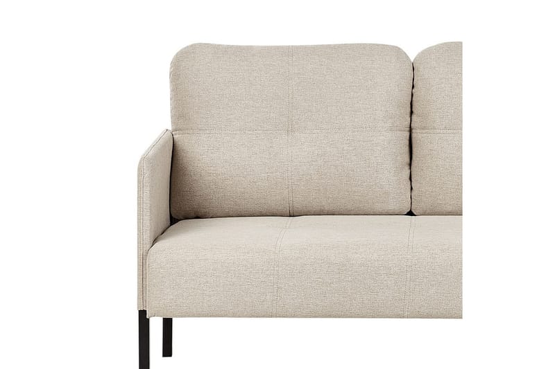 2-sitssoffa Lahti Beige, svart - Beige - Möbler - Soffa - 2 sits soffa