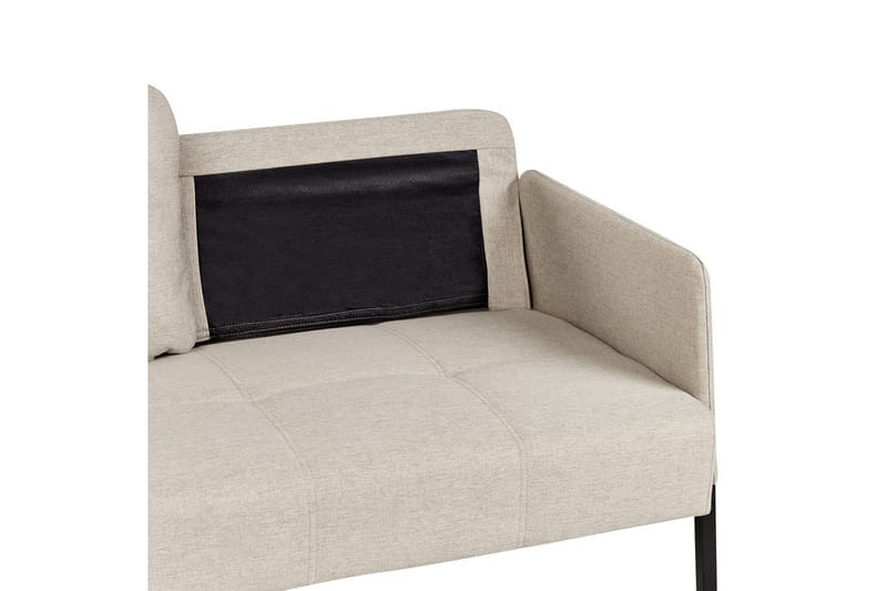 2-sitssoffa Lahti Beige, svart - Beige - Möbler - Soffa - 2 sits soffa