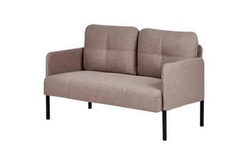 2-sitssoffa Lahti Brun, Svart - Brun, Svart - Möbler - Soffa - 2 sits soffa