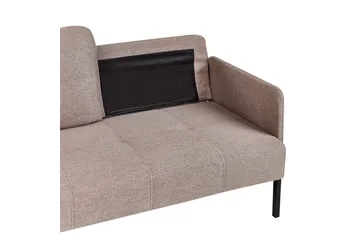 2-sitssoffa Lahti Brun, Svart - Brun, Svart - Möbler - Soffa - 2 sits soffa