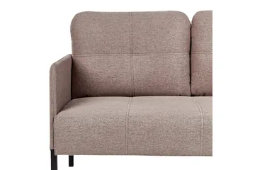 2-sitssoffa Lahti Brun, Svart - Brun, Svart - Möbler - Soffa - 2 sits soffa