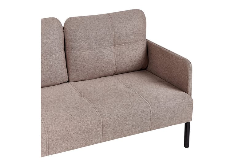 2-sitssoffa Lahti Brun, Svart - Brun, Svart - Möbler - Soffa - 2 sits soffa
