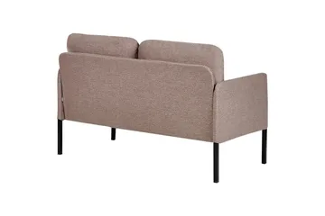 2-sitssoffa Lahti Brun, Svart - Brun, Svart - Möbler - Soffa - 2 sits soffa