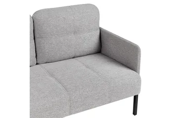 2-sitssoffa Lahti Grå, svart - Grå, svart - Möbler - Soffa - 2 sits soffa