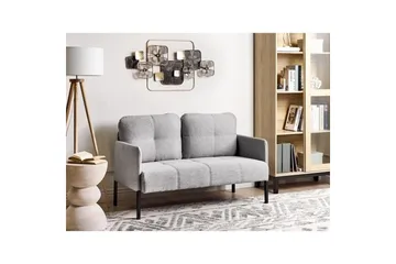 2-sitssoffa Lahti Grå, svart - Grå, svart - Möbler - Soffa - 2 sits soffa