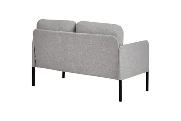 2-sitssoffa Lahti Grå, svart - Grå, svart - Möbler - Soffa - 2 sits soffa