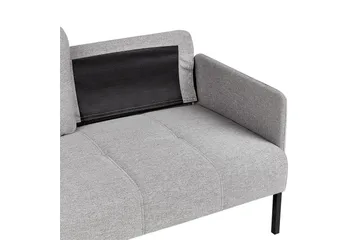 2-sitssoffa Lahti Grå, svart - Grå, svart - Möbler - Soffa - 2 sits soffa