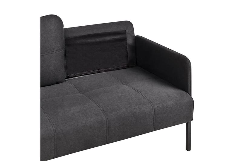 2-sitssoffa Lahti Grafitgrå, svart - Grafitgrå, svart - Möbler - Soffa - 2 sits soffa