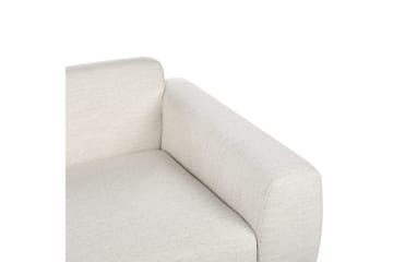 2-sitssoffa Laurila Beige, mörkt trä - Beige, mörkt trä - Möbler - Soffa - 2 sits soffa
