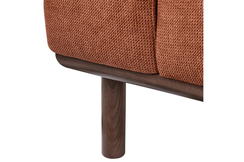 2-sitssoffa Laurila Brunt, mörkt trä - Brunt, mörkt trä - Möbler - Soffa - 2 sits soffa