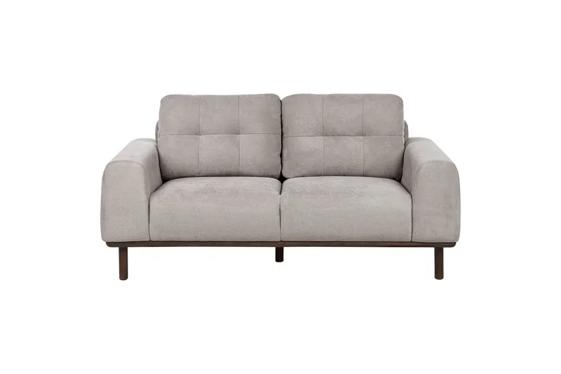 2-sitssoffa Laurila Grå, mörkt trä - Grå, mörkt trä - Möbler - Soffa - 2 sits soffa