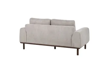 2-sitssoffa Laurila Grå, mörkt trä - Grå, mörkt trä - Möbler - Soffa - 2 sits soffa