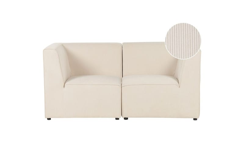2-sitssoffa Lemvig Beige - Beige - Möbler - Soffa - Modulsoffor - Komplett modulsoffa