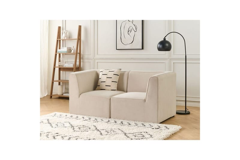 2-sitssoffa Lemvig Beige - Beige - Möbler - Soffa - Modulsoffor - Komplett modulsoffa