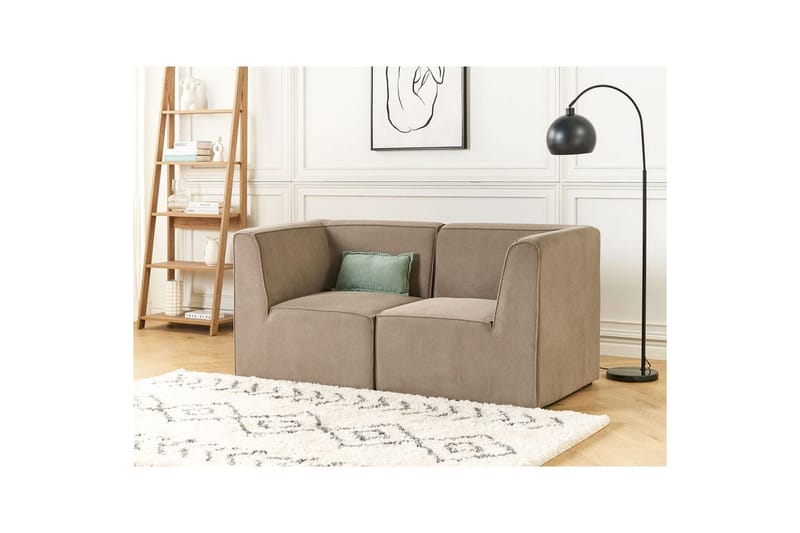 2-sitssoffa Lemvig Taupe - Taupe - Möbler - Soffa - Modulsoffor - Komplett modulsoffa