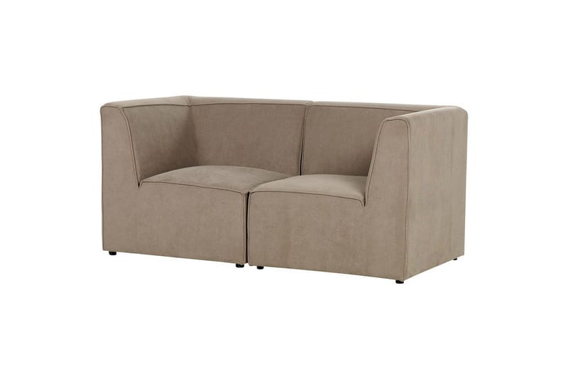 2-sitssoffa Lemvig Taupe - Taupe - Möbler - Soffa - Modulsoffor - Komplett modulsoffa