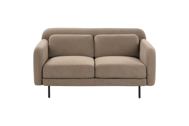 2-sitssoffa Liland Brun, Svart - Brun, Svart - Möbler - Soffa - 2 sits soffa