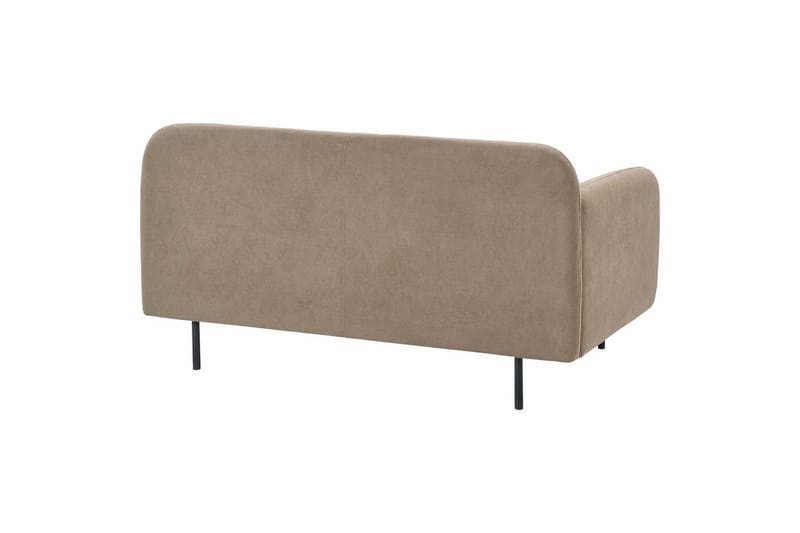 2-sitssoffa Liland Brun, Svart - Brun, Svart - Möbler - Soffa - 2 sits soffa