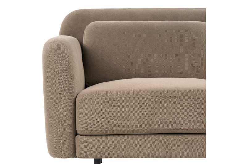2-sitssoffa Liland Brun, Svart - Brun, Svart - Möbler - Soffa - 2 sits soffa