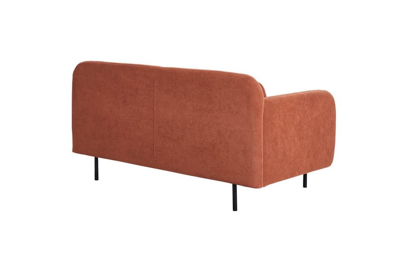 2-sitssoffa Liland Orange, Svart - Orange, Svart - Möbler - Soffa - 2 sits soffa