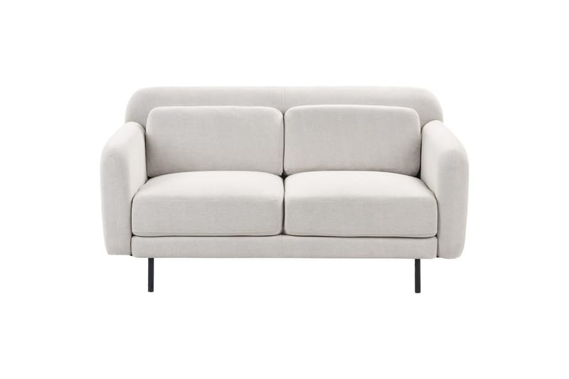 2-sitssoffa Liland Vit, Svart - Vit, Svart - Möbler - Soffa - 2 sits soffa