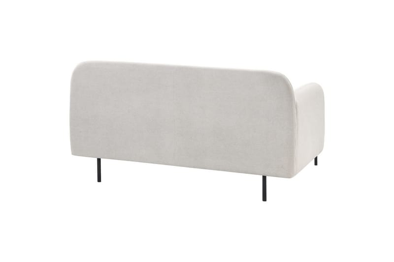 2-sitssoffa Liland Vit, Svart - Vit, Svart - Möbler - Soffa - 2 sits soffa