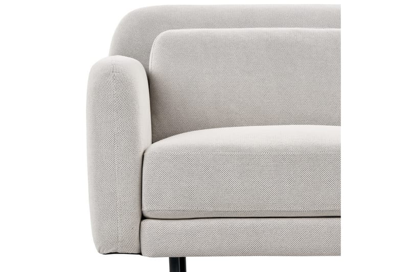 2-sitssoffa Liland Vit, Svart - Vit, Svart - Möbler - Soffa - 2 sits soffa