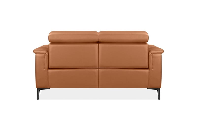 2-sitssoffa Lund Cognac, Läder/PU, Elektrisk vilstol - Cognac, Läder/PU, Elektrisk vilstol - Möbler - Soffa - Biosoffa & reclinersoffa - 2 sits biosoffa & reclinersoffa