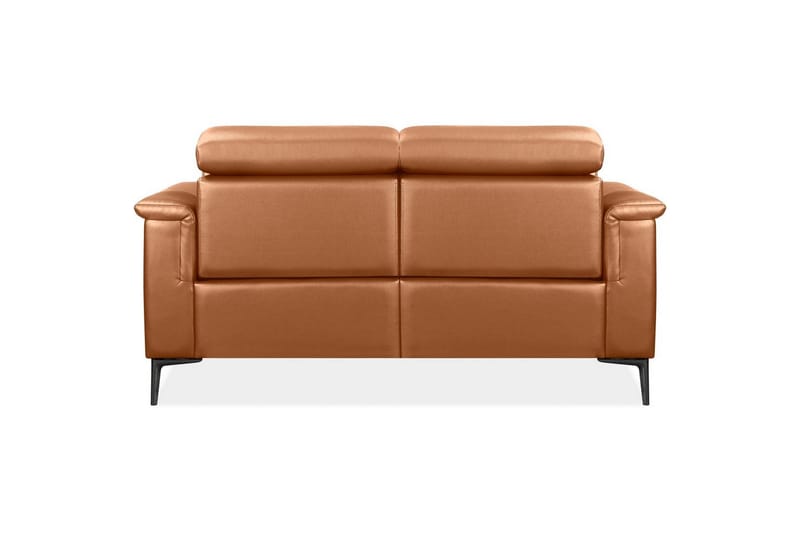 2-sitssoffa Lund Cognac, PU, Manuell vilstol - Cognac, PU, Manuell vilstol - Möbler - Soffa - Biosoffa & reclinersoffa - 2 sits biosoffa & reclinersoffa