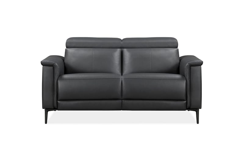 2-sitssoffa Lund Grå, PU, Elektrisk vilstol - Grå, PU, Elektrisk vilstol - Möbler - Soffa - Biosoffa & reclinersoffa