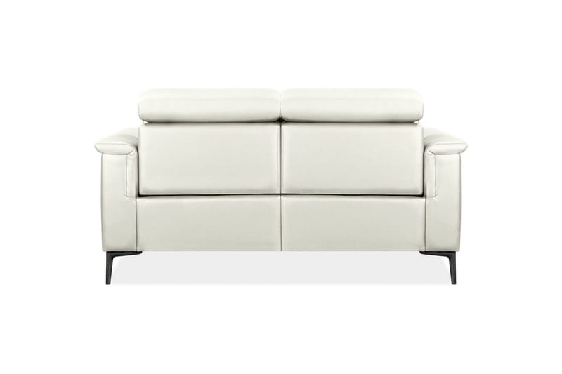 2-sitssoffa Lund Kräm, PU, Manuell vilstol - Kräm, PU, Manuell vilstol - Möbler - Soffa - Biosoffa & reclinersoffa - 2 sits biosoffa & reclinersoffa