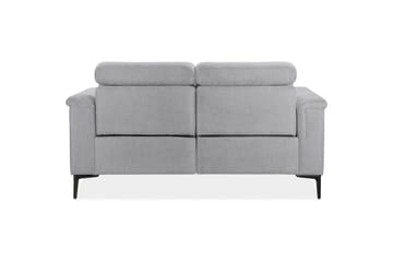 2-sitssoffa Lund Ljusgrå, Belfast tyg, Elektrisk vilstol - Ljusgrå, Belfast tyg, Elektrisk vilstol - Möbler - Soffa - Biosoffa & reclinersoffa - 2 sits biosoffa & reclinersoffa