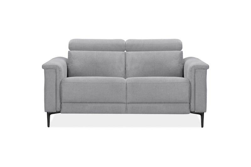 2-sitssoffa Lund Ljusgrå, Belfast tyg, Elektrisk vilstol - Ljusgrå, Belfast tyg, Elektrisk vilstol - Möbler - Soffa - Biosoffa & reclinersoffa - 2 sits biosoffa & reclinersoffa