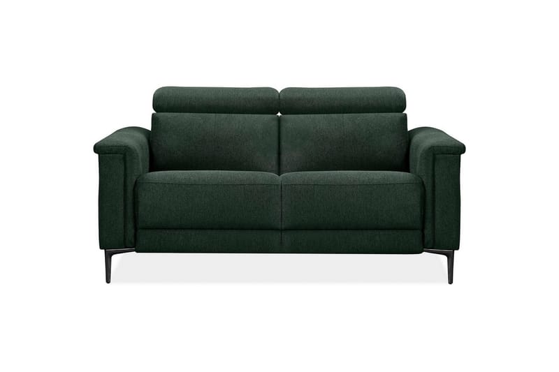 2-sitssoffa Lund Mörkgrön, Belfast tyg, Elektrisk vilstol - Mörkgrön, Belfast tyg, Elektrisk vilstol - Möbler - Soffa - Biosoffa & reclinersoffa