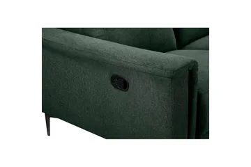 2-sitssoffa Lund Mörkgrön, Belfast tyg, Manuell vilstol - Mörkgrön, Belfast tyg, Manuell vilstol - Möbler - Soffa - Biosoffa & reclinersoffa - 2 sits biosoffa & reclinersoffa