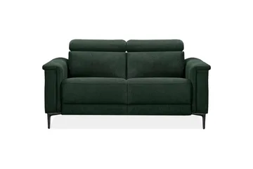 2-sitssoffa Lund Mörkgrön, Belfast tyg, Manuell vilstol - Mörkgrön, Belfast tyg, Manuell vilstol - Möbler - Soffa - Biosoffa & reclinersoffa - 2 sits biosoffa & reclinersoffa
