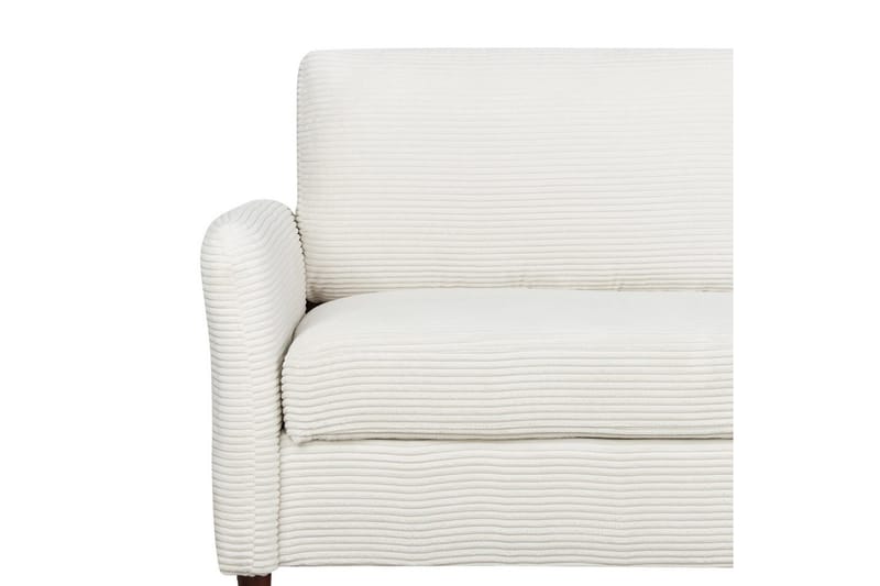 2-sitssoffa Mare Vitt, mörkt trä - Vitt, mörkt trä - Möbler - Soffa - 2 sits soffa