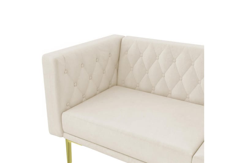 2-sitssoffa Marseille Elfenben - Elfenben - Möbler - Soffa - Sammetssoffa
