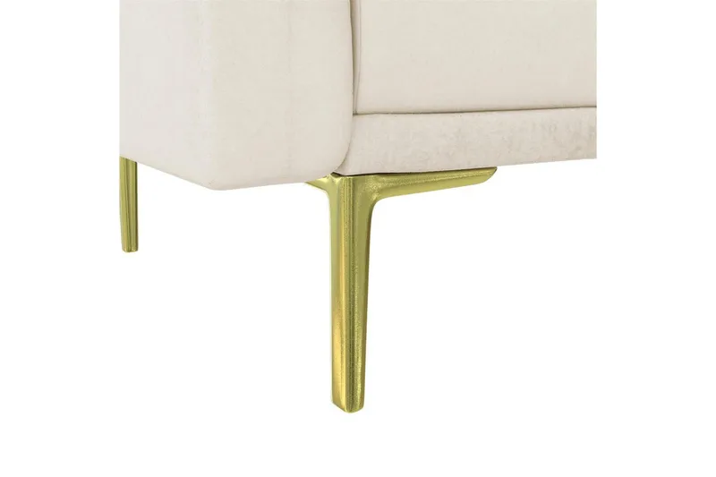 2-sitssoffa Marseille Elfenben - Elfenben - Möbler - Soffa - Sammetssoffa