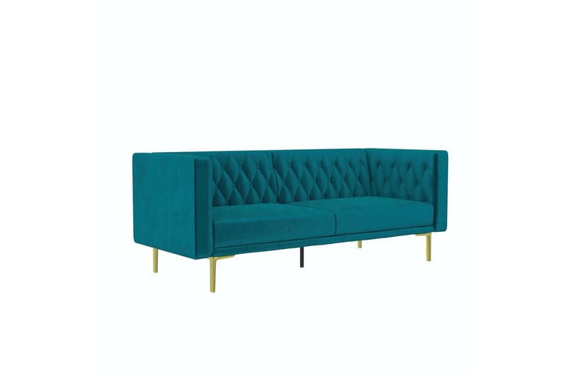 2-sitssoffa Marseille Smaragdgrön - Smaragdgrön - Möbler - Soffa - Sammetssoffa