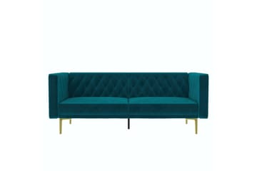 2-sitssoffa Marseille Smaragdgrön - Smaragdgrön - Möbler - Soffa - Sammetssoffa