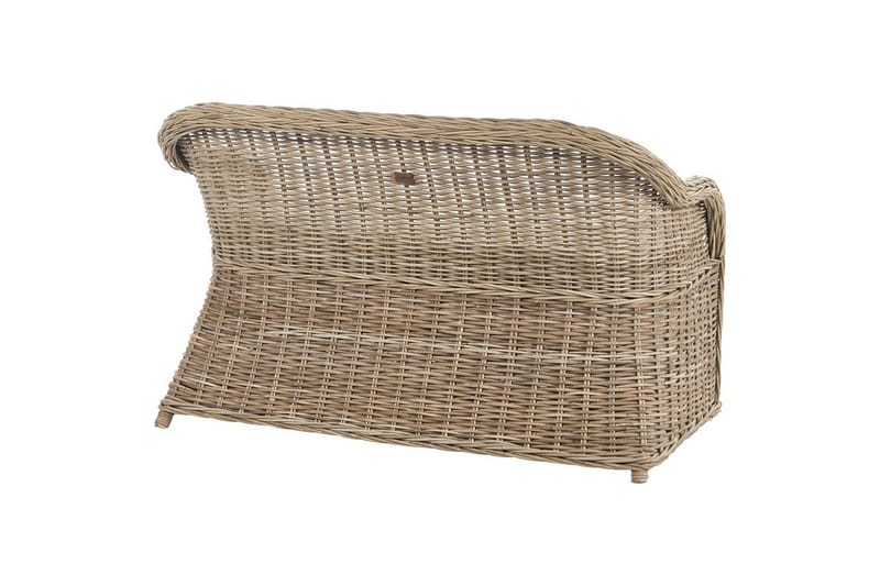 2-sitssoffa med fotpall Susua - Utemöbler - Utesoffa - Trädgårdssoffa