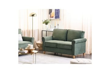 2-sitssoffa Ronneby Grönt, ljust trä - Grönt, ljust trä - Möbler - Soffa - 2 sits soffa